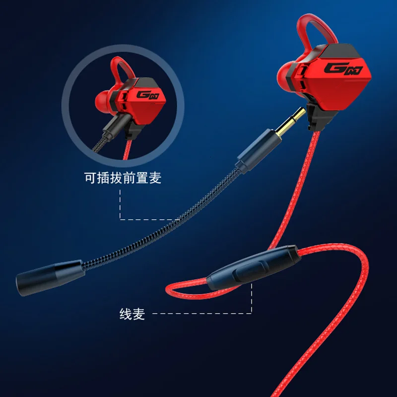 PS4 Gaming Earphone Light Weight Bass Music Running 3.5mm Headphone with Microphone Universal for Computer Games | Электроника