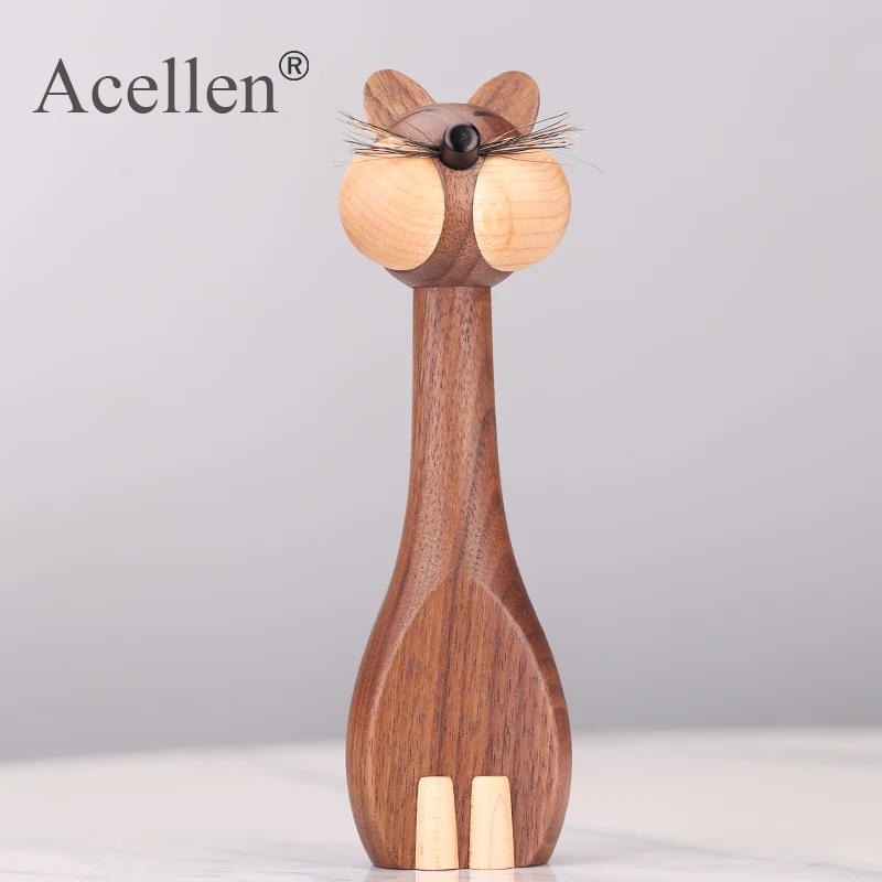 Деревянные миниатюрные фигурки Дании декор для стола Декор дома и офиса с