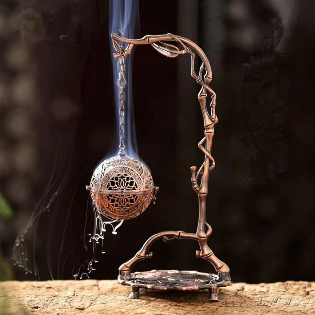 

Alloy Backflow Incense Burner Chinese Bedroom,Lucky Feng Shui Ornaments