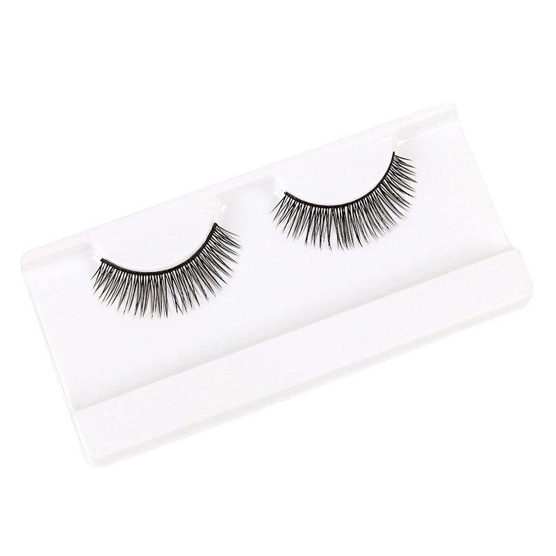 Накладные ресницы ручной работы натуральные длинные мягкие наращивание макияж