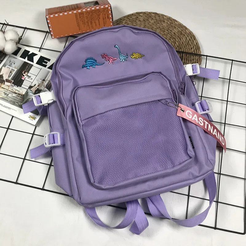 Холщовые дорожные рюкзаки унисекс школьный ранец сумка для обуви Черного