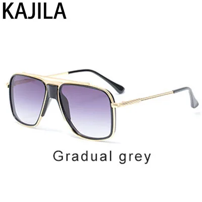 Новое поступление, модные квадратные солнцезащитные очки для женщин, винтажные брендовые дизайнерские очки для мужчин, градиентные очки Oculos De Sol 3084 - Цвет линз: Gradual Gray