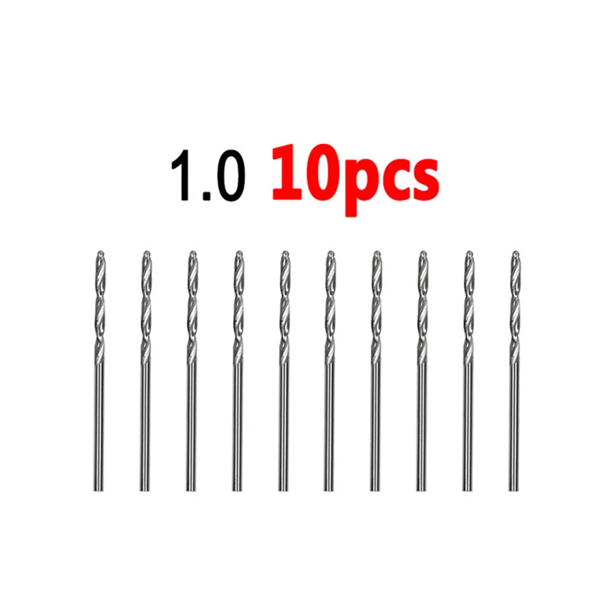 

40PCS 50PCS/SET HSS Twist Drill Bits Round Shank Twist Drill Bits for Wood, Plastic, Aluminum Alloy Drilling 1-3mm, 0.6-2mm