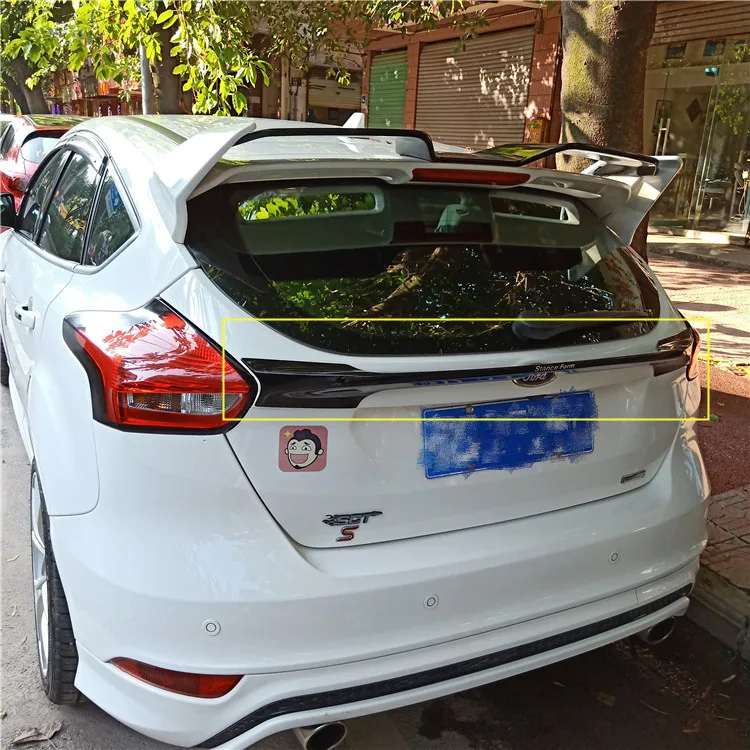 Для Ford Focus спойлер на крыше высокого качества ABS Материал заднее крыло автомобиля