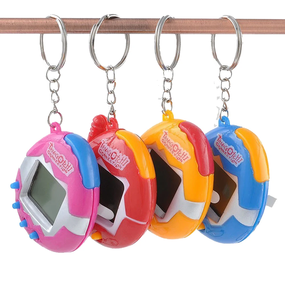 Прозрачные электронные питомцы Tamagotchi 90S ностальгические 49 в одном виртуальная