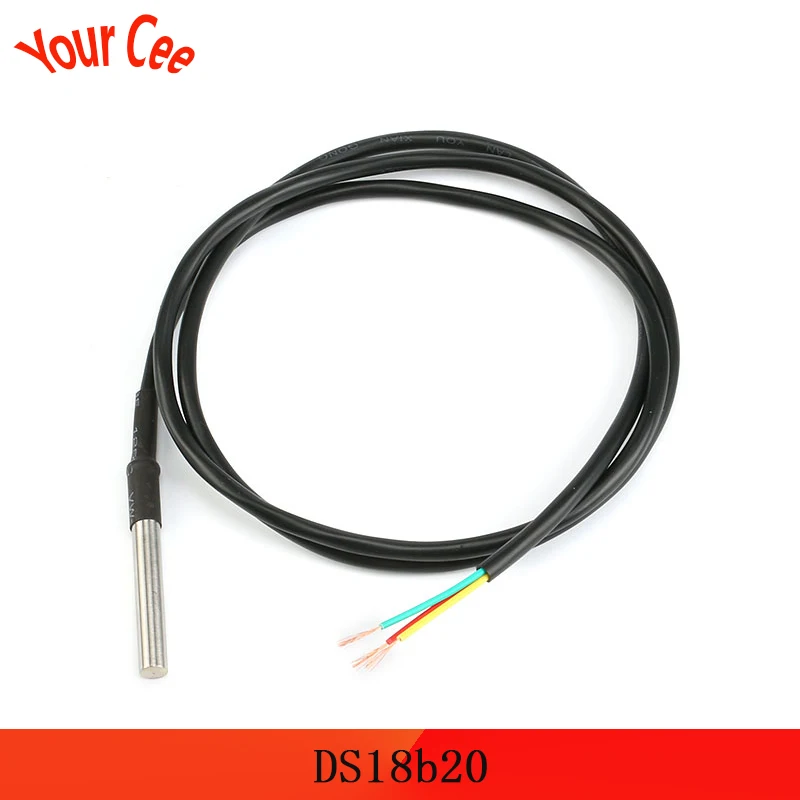 Водонепроницаемый датчик температуры DS1820 в посылка из нержавеющей стали DS18B20 18B20