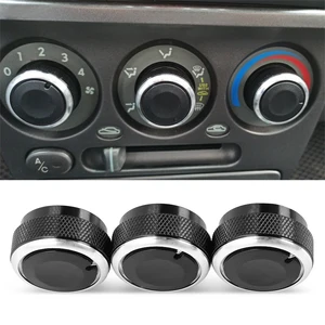 3pcsset Air Conditioning Knob Aluminum Alloy AC Knob Heat Control Button For Hyundai Accent Accessories