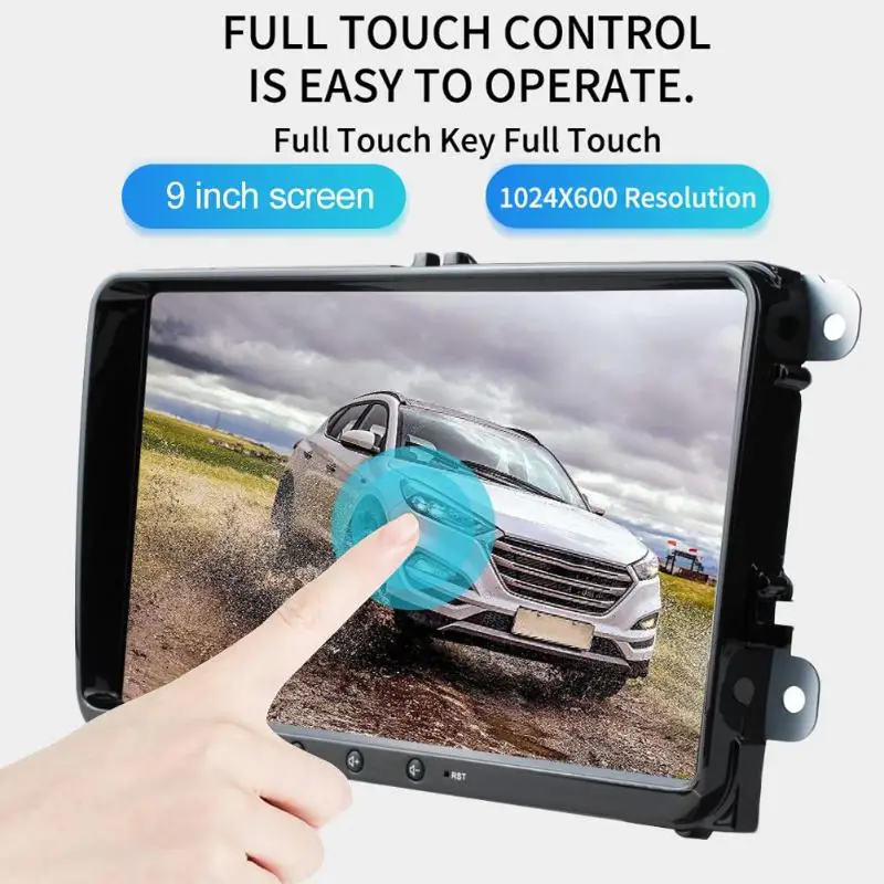 9 &quot 2Din Android автомобильный MP5 плеер GPS навигация Bluetooth WiFi FM для VW SEAT Altea ab 05/2004 Toledo