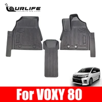 for toyota voxy 80 voxy80 rhd right rudde car tpe mat waterproof car floor mats carpet accessories
