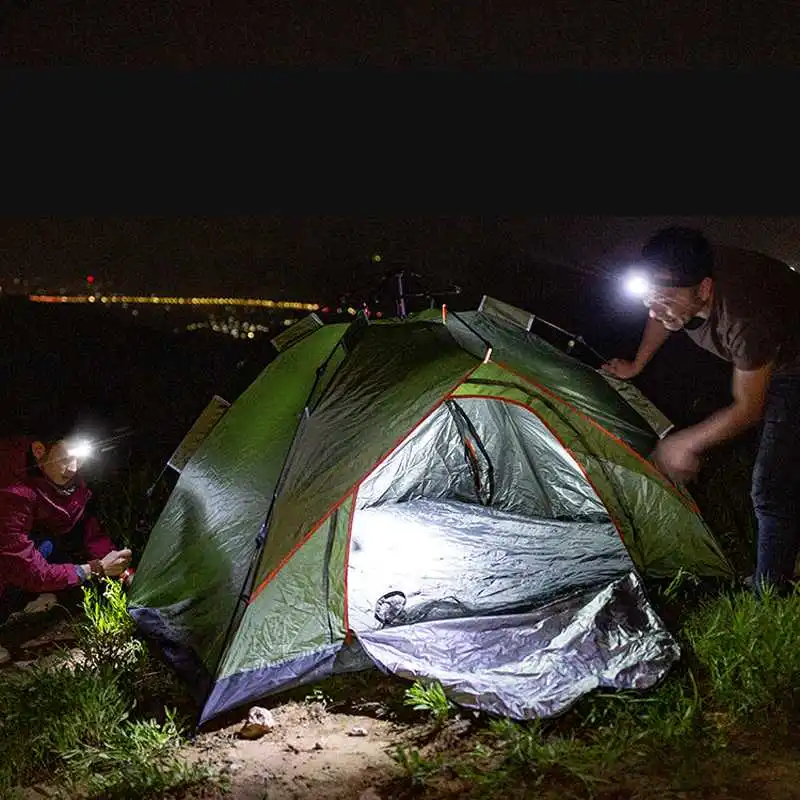 

XANES JS-606 5-Modes 200LM XPE Inductive Mini Head Lamp USB Charging Waterproof Headlight Outdoor Caping Torch Lamp Lantern