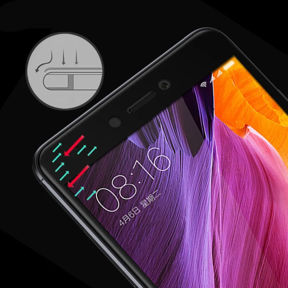 Закаленное защитное стекло Redmi Note 4X 4 Защитная пленка для экрана полное покрытие