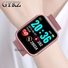 GYKZ крови Давление Монитор Сердечного Ритма Смарт-часы для мужчин обувь для прогулок Фитнес браслет, детская спальная одежда, умные часы для Android IOS
