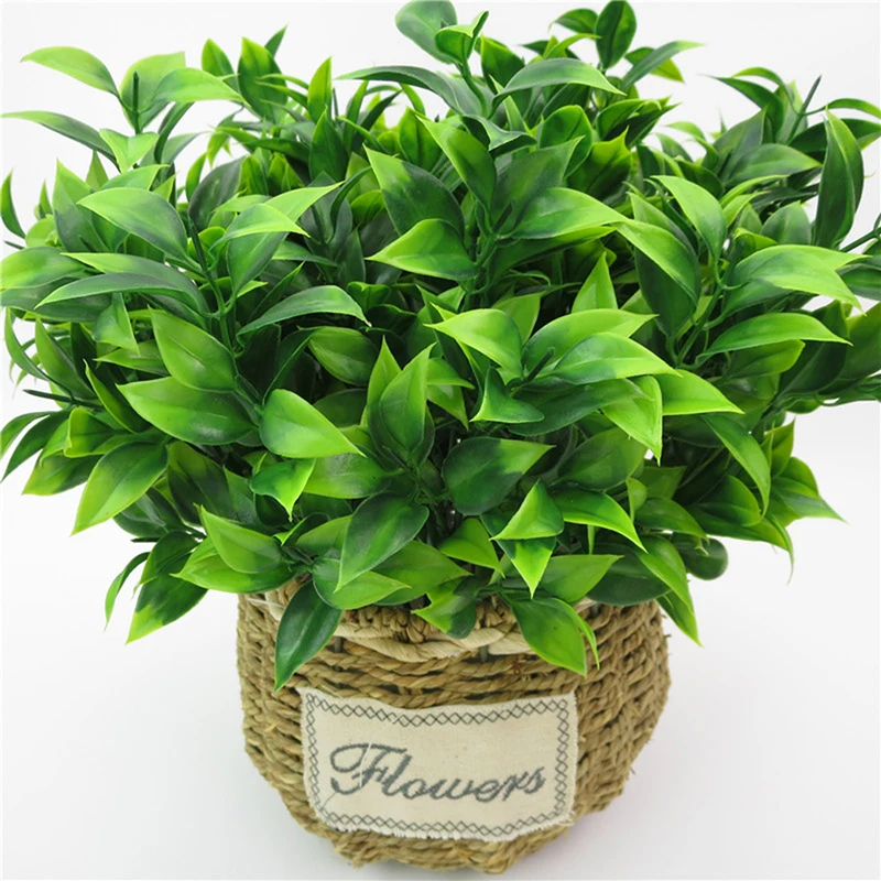 Искусственные растения для сада искусственные эвкалипта 7 веток украшения дома и