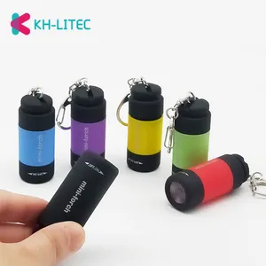 Светодиодный мини-фонарь KHLITEC, 0,3 Вт, 25 Лум, USB, перезаряжаемый светодиодный фонарь, брелок, мини фонарь, ярсветильник, 2018 светодиодный фонарик