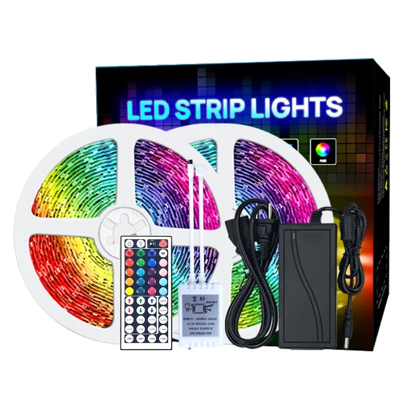 

LED Light Strip 5050rgb Set Atmosphere 10 M Infrared Control Epoxy Waterproof Outdoor Decoration home decor