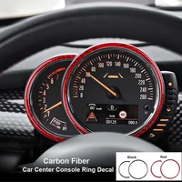 carbon fiber for mini cooper countryman f60 jcw accessories interior trim car center console rings speedometer sticker