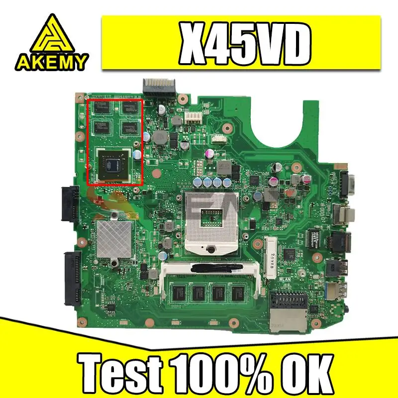 

Original For ASUS X45VD motherboard REV 2.0 X45VD mainboard 100% test ok