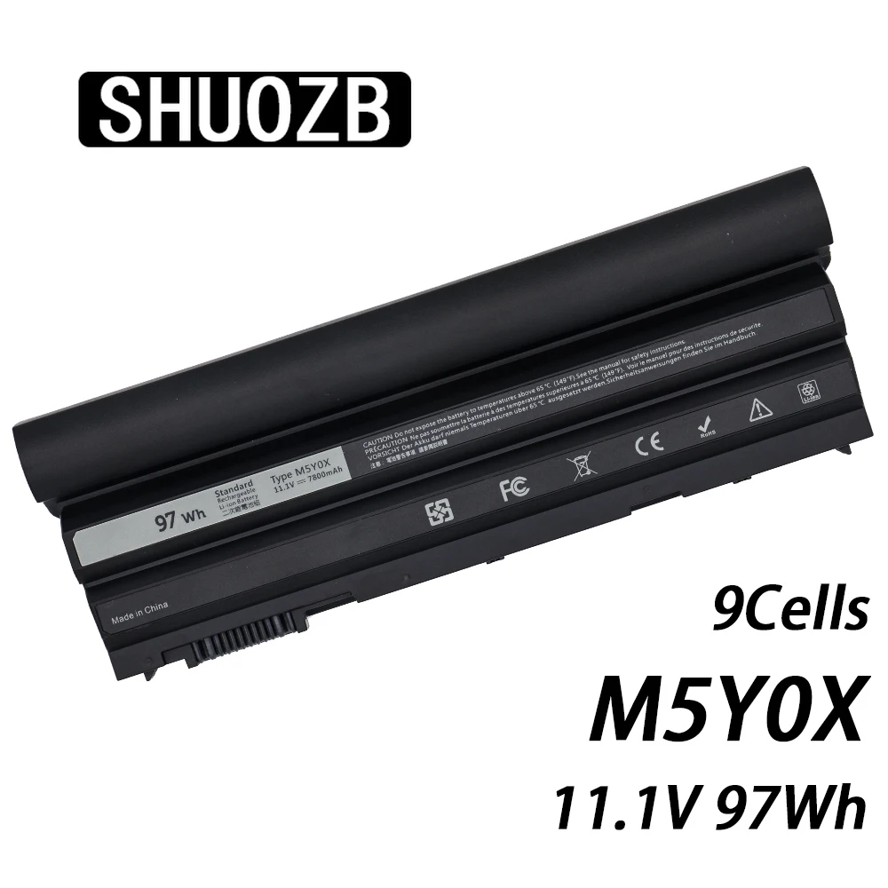 

Laptop Battery M5Y0X For DELL Latitude E6430 E6420 E6520 E5420 E5520 E5530 E5430 71R31 NHXVW X57F1 T54F3 T54FJ 8858X 11.1V 97Wh
