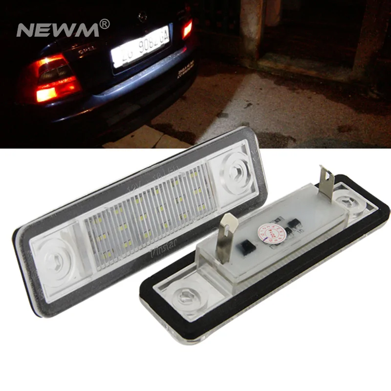 2 шт. Автомобильные светодиодные лампы для номерного знака 12 В|Сигнальная лампа| |