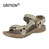 grition women sandals platform ladies desiners casual comfortable outdoor shoes non slip open toe beach sandals 2020 big size 41