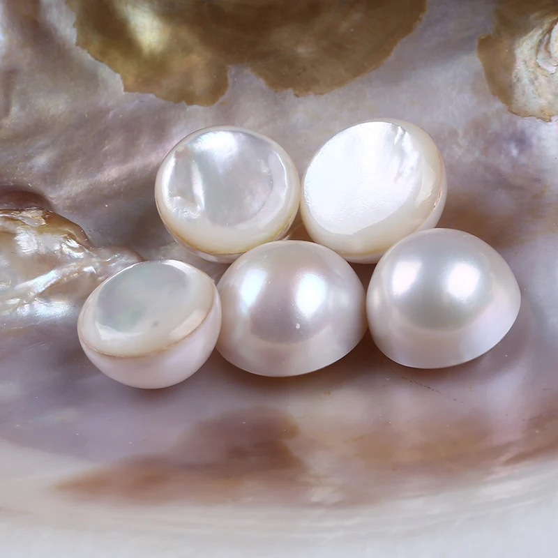 27-28mm white big size mabe pearls loose bead