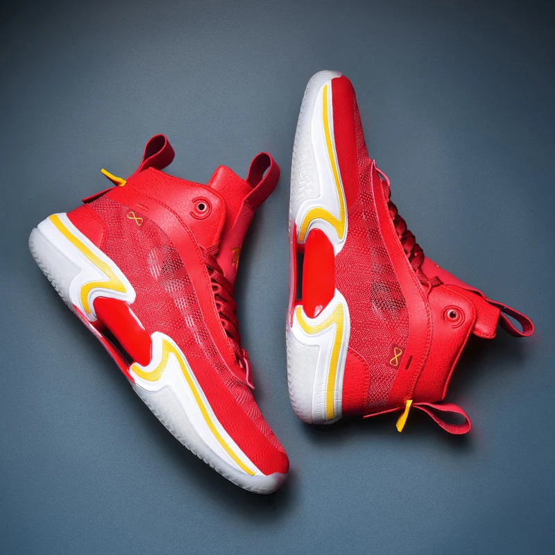 Оригинальная Мужская Спортивная обувь для баскетбола дышащая уличсветильник