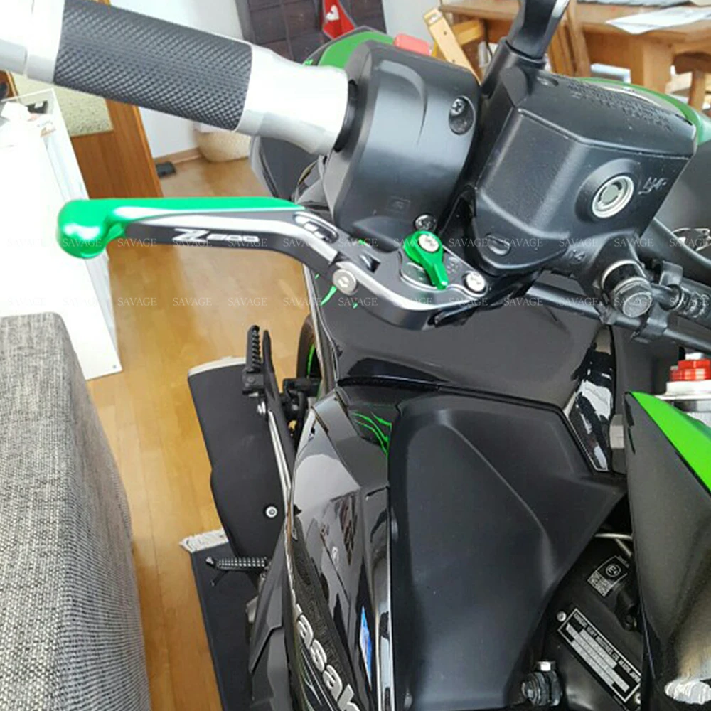 

Brake Clutch Lever For KAWASAKI Z800/E Version 2013 2014 2015 2016 Motorcycle CNC Adjustable Folding Extendable Logo Z 800