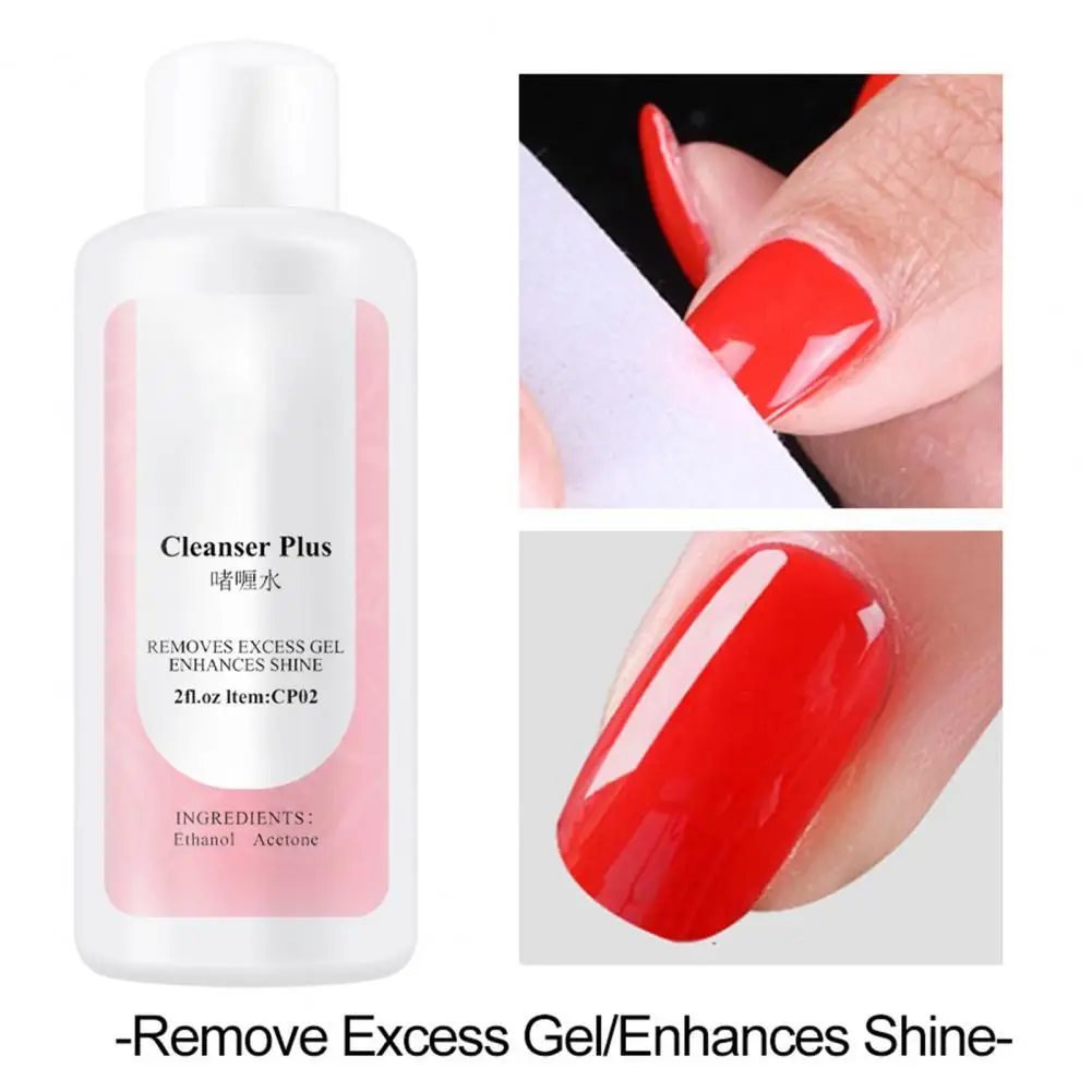 

35ml Cleanser Quick Dry Polish Gel Degrease Transparent Poly Nail Extension Gel Slip Solution for Female