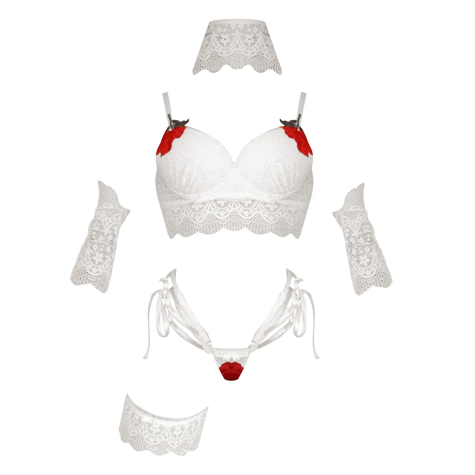 

Embroidered Lace Sexy Lingerie Women Porno Babydoll Push Up Lace Bra Sexy Underwear Thong Sets Erotic Lingerie Erotic Costumes