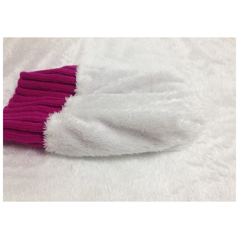 

Plus velvet Thicken Winter Hat Cap For Kids Boy Girl Children Real Raccoon Fur Ball hats Warm Fur Pom Poms Ski Hat Fur Pompom