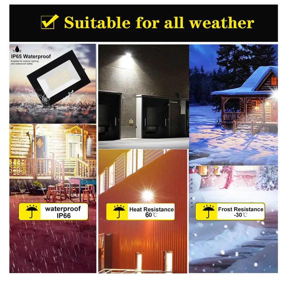 220V Светодиодный прожектор светильник отражатель Точечный на открытом воздухе