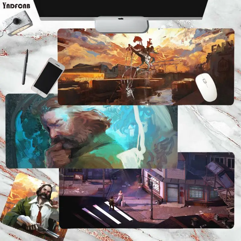 

YNDFCNB Disco Elysium Beautiful Anime Large sizes DIY Custom Mouse pad mat Size for mouse pad Keyboard Deak Mat for Cs Go LOL