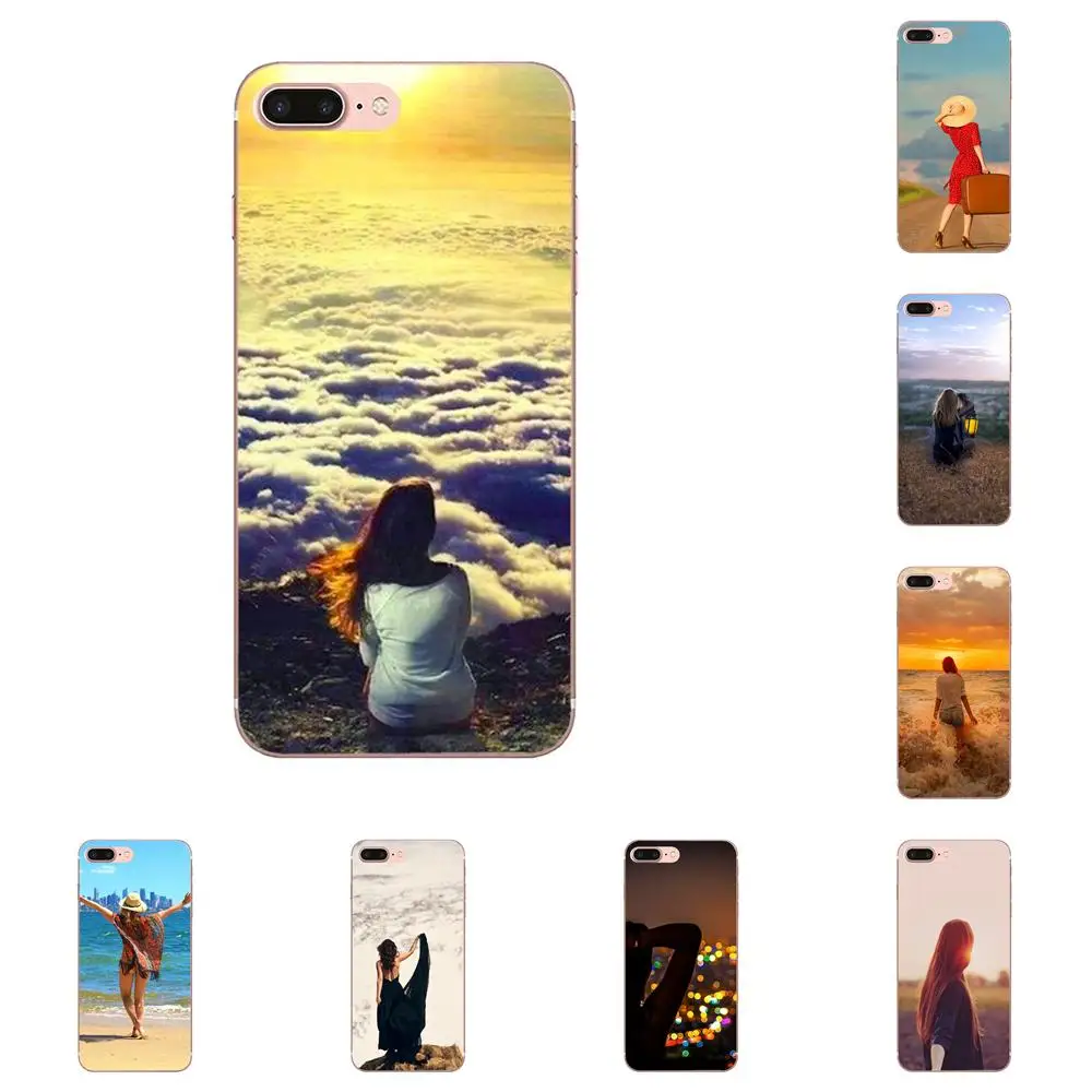 В продаже чехол для телефона Горячая Красивая девушка спереди и сзади тормозного