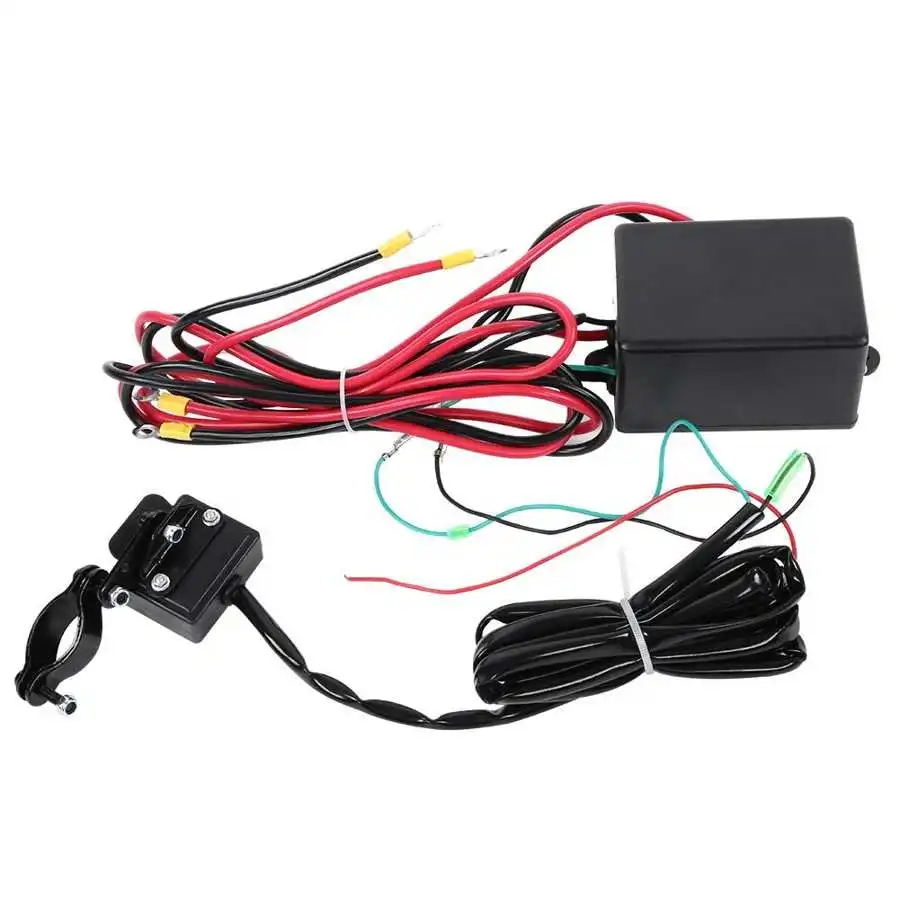 

3000lbs Electric Recovery Winch 12V Wire Remote Control Kit for Truck SUV ATV Tow Boat Trailer trailer Recovery Winch Kit