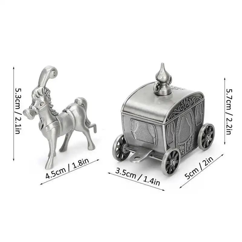Металлическая шкатулка для ювелирных изделий в форме лошади коллекция детских
