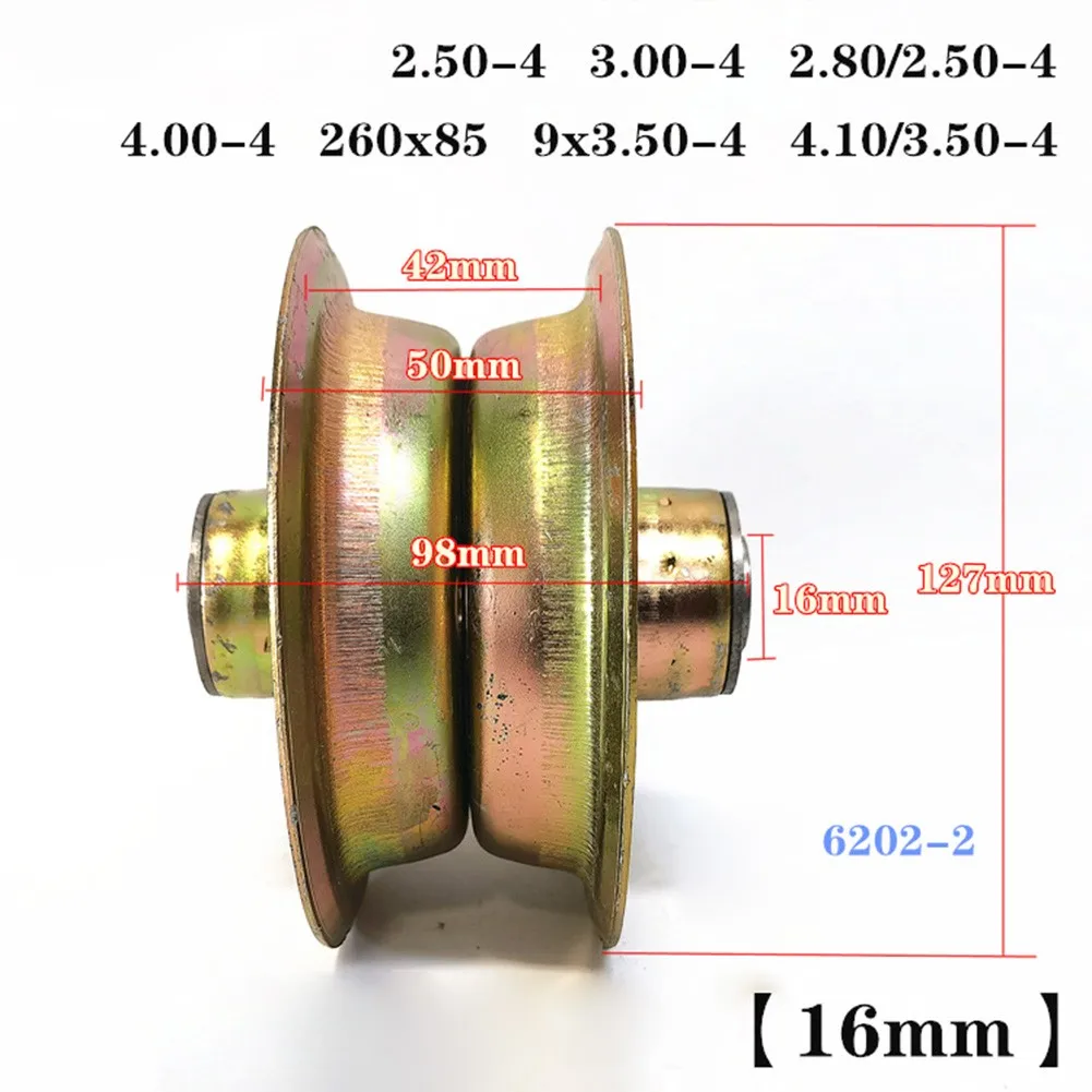 

4 Inch 2.80/2.50-4 Bearing Wheel Hub 16mm/20mm Bearing For Mini Moto Atv And Kart Electric Scooter Parts Accessories Gold