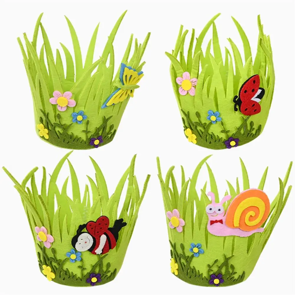 

Candy Storage Bucket - Reusable Easter Egg Hunt Baskets Easter Basket For Easter Egg Hunt Gift Storage Home Decoration High-qu