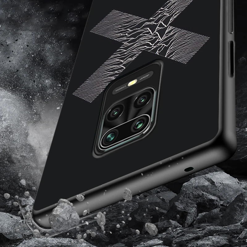 

Black Soft Cover Art Band Division for Xiaomi Redmi Note 9 9S 8 8T 7 7S 6 5A 5 4X 4 Pro Max Prime Phone Case