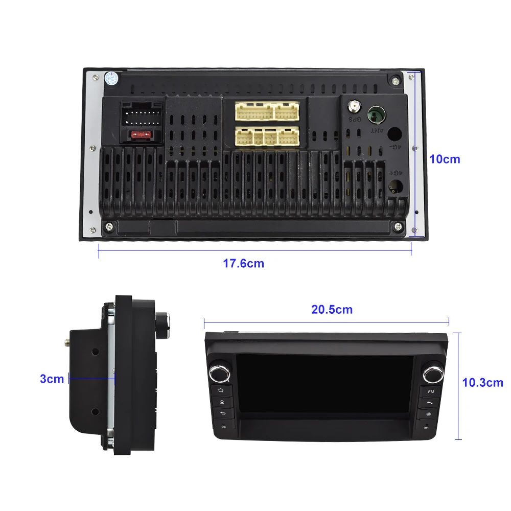 Podofo 1G + 16G Android 8 1 Автомагнитола 7 ''автомобильное радио для машины Стерео gps MP5