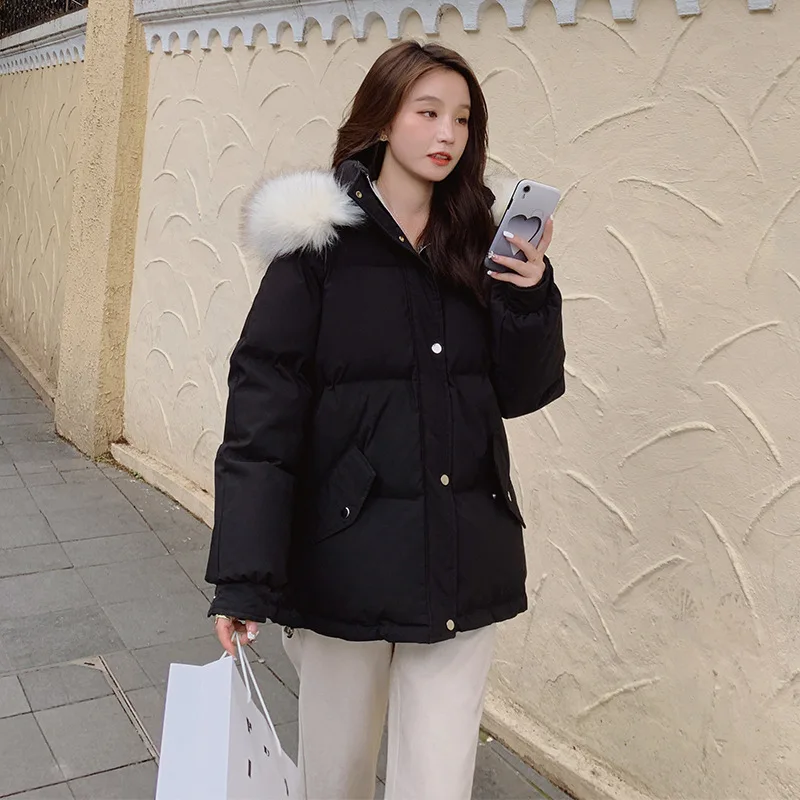 Ladies Coats and Jackets  Winter Coat  Clothing for Women The New Korean Version Loose Short Bread Service