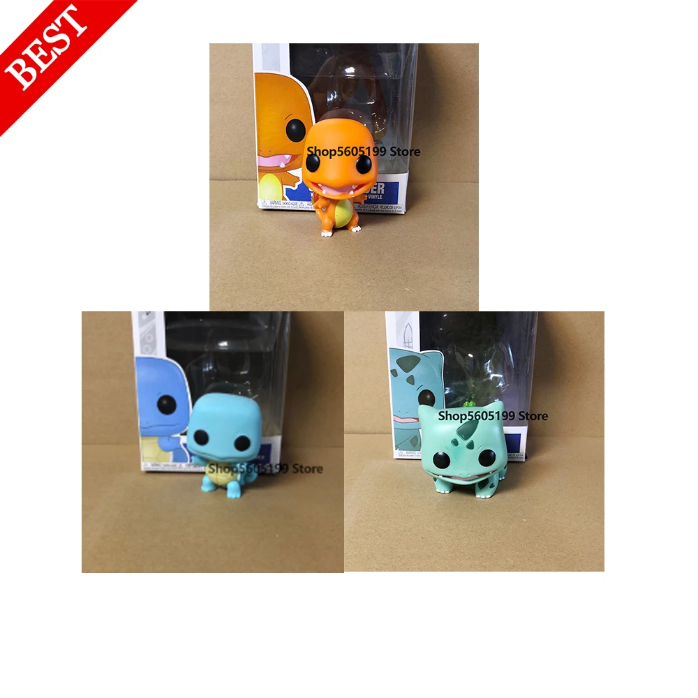 

NEW POKEMON Charmander SQUIRTLE with box Figure POP Toys Collection model toy for children