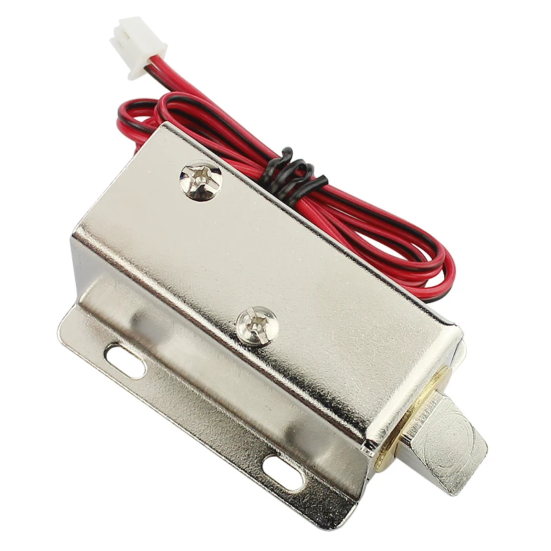 

DC12V small electronic lock mini drawer cabinet door lock DC24V electromagnetic lock cabinet lock electric control bolt lock