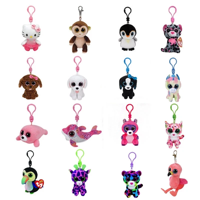 Новинка Ty Beanie Boos Большая искусственная подвеска Единорог Леопард ворона