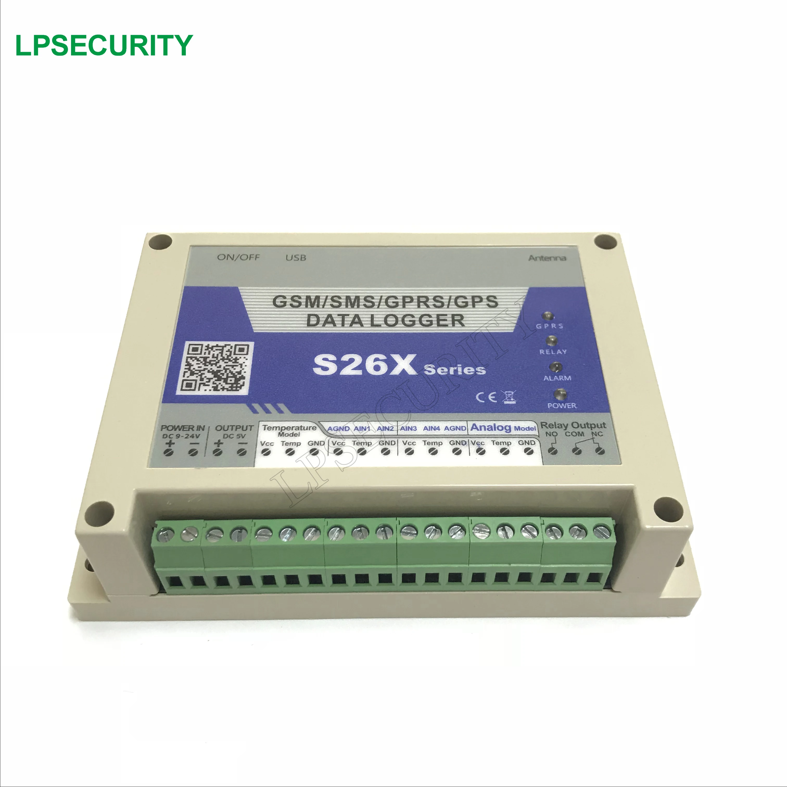 GSM/GPRS/GPS/TCP/IP Температура регистратор/менеджер/монитор S260-2G веб-центр контроля для