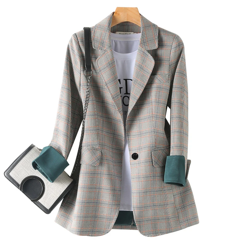 

2020 spring summer autumn new women fashion casual Ladies work wear nice Jacket woman female OL blazer feminino Vq48