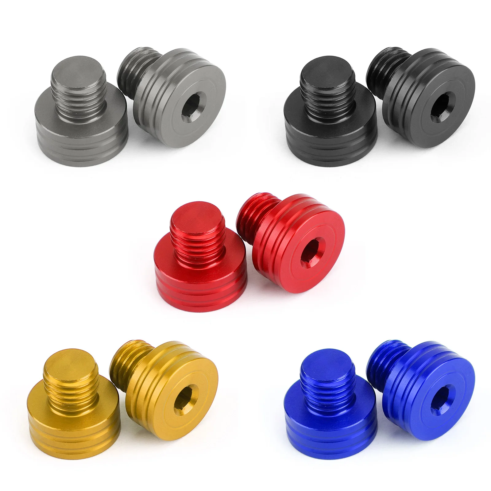 Areyourshop Универсальный M10x1.25mm зеркало для ввода кабеля винты Yamaha MT 07 FZ 09 XSR900 BMW G310GS