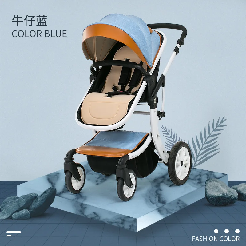 Teknum коляска может сидеть и лежать на высокой ландшафтной складной шок