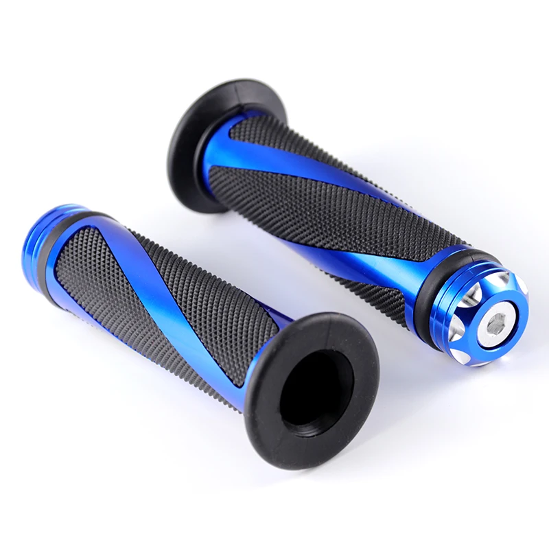 Universal 7/8'' 22MM Moto Motorcycle Handle Grips Metal&ampRubber Racing Handlebar Grip for KTM Honda Yamaha Suzuki Ducati |