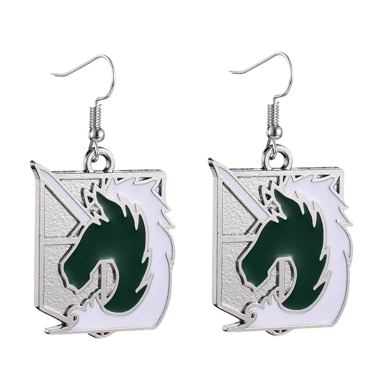 

Anime Attack-On-Titan Drop Earring Attack Wings Shingeki Cosplay Wings-Of-Liberty Dangle Earrings Women Girl Ear Jewelry