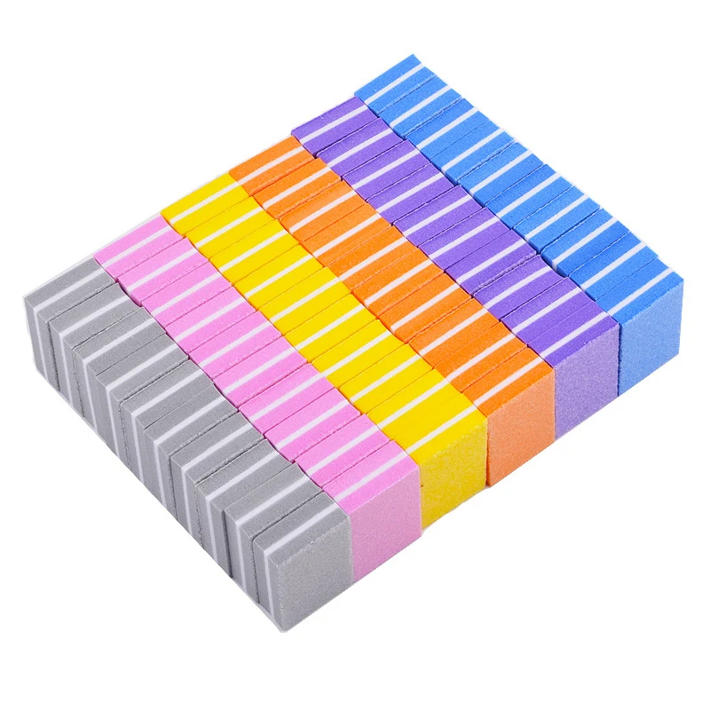

20/30/50Pcs Double-sided Mini Nail File Blocks Sponge Nail Polish Sanding Buffer Strips Polishing Pedicure Manicure Tools
